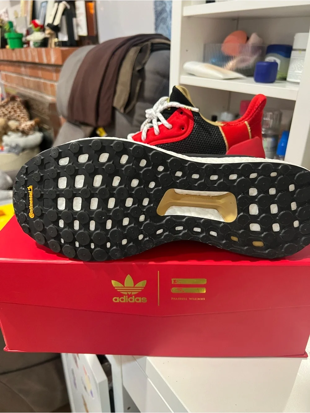 adidas Solar Hu Glide CNY Red & Black Sneakers
